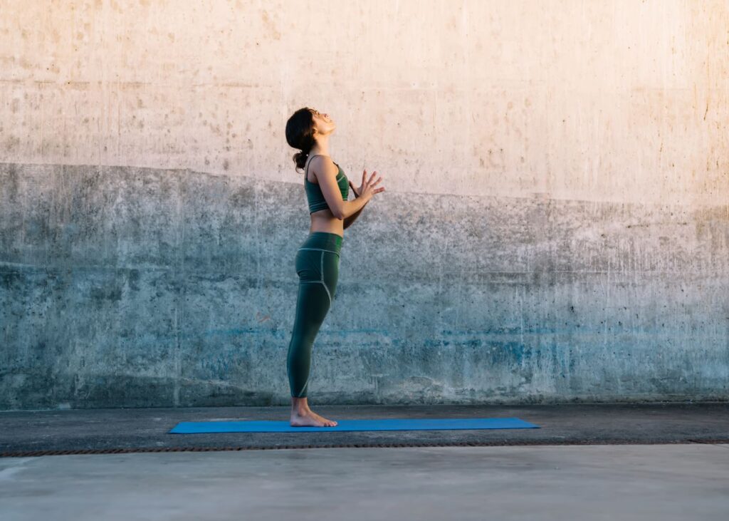 Surya namaskar 12 steps 